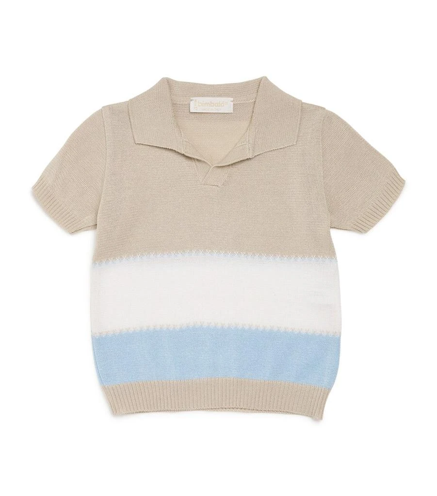 Bimbalo Cotton Knitted Polo Shirt (3-24 Months) 1