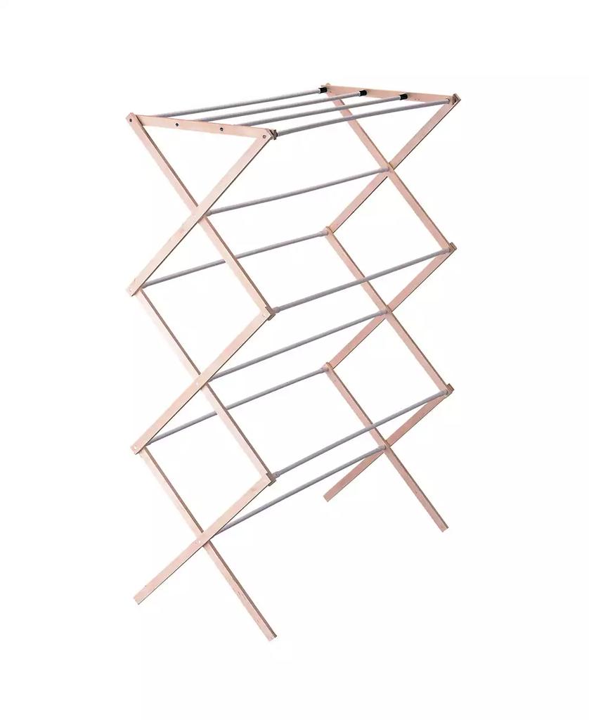 Household Essentials Wood Clothes Dryer White Dowel