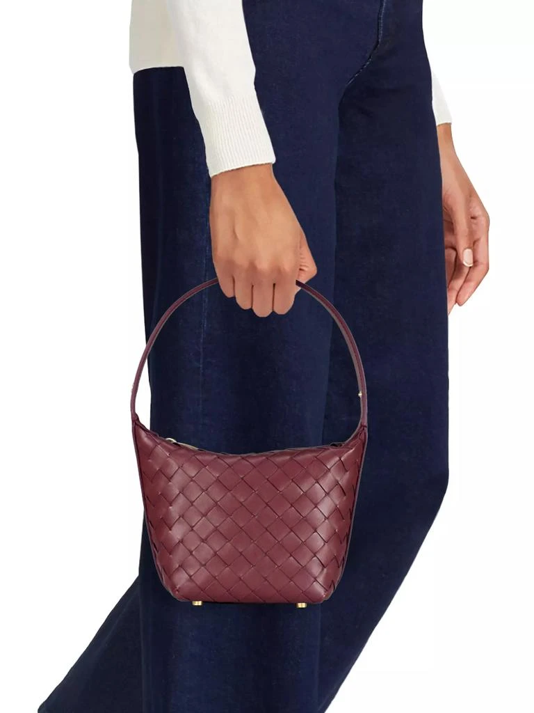Bottega Veneta Candy Wallace Intrecciato Leather Top-Handle Bag 2
