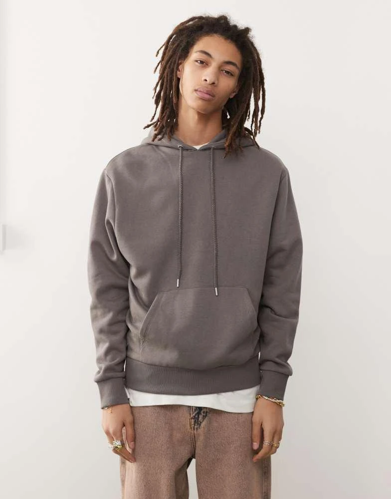 COLLUSION COLLUSION hoodie in charcoal grey 1