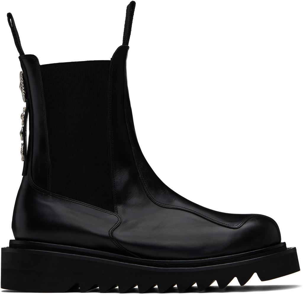 Toga Virilis Brown Leather Chelsea Boots - Shoes - BeyondStyle