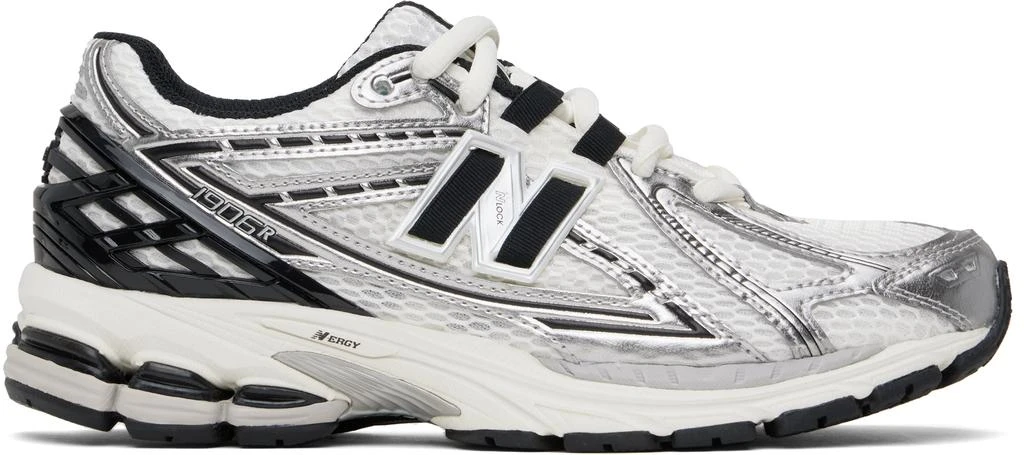 New Balance White & Silver 1906R Sneakers 1