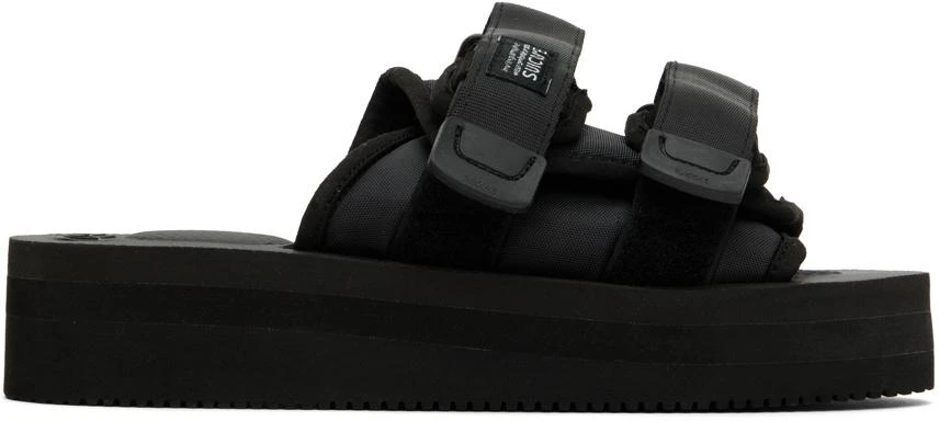 Suicoke Black MOTO-VPO Sandals 1