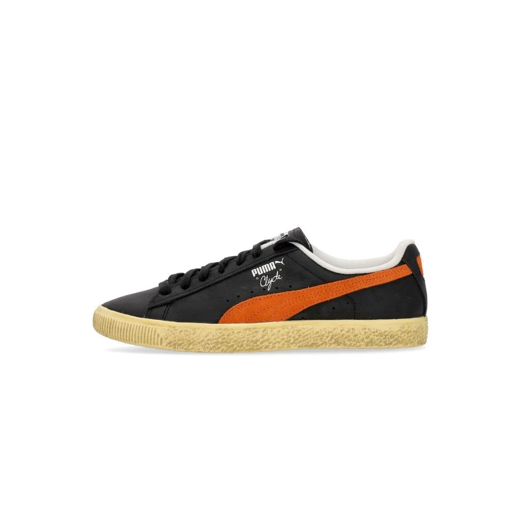 Puma Clyde Vintage Black/rickie Orange Men's Low Shoe 1