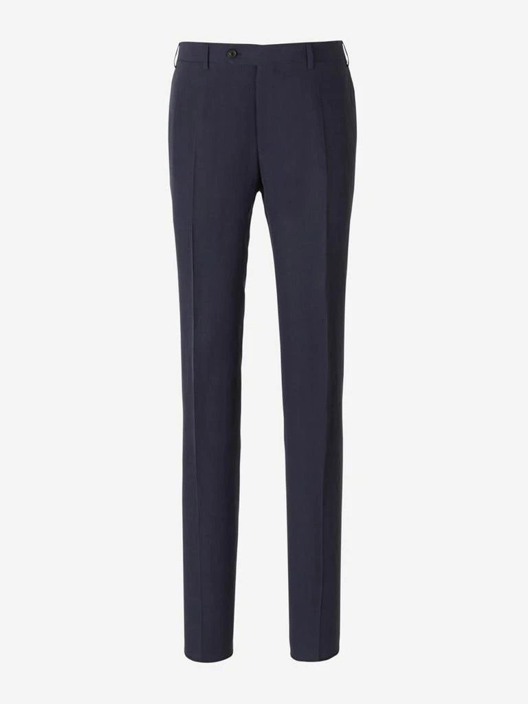 Canali Canali Linen And Silk Trousers 1