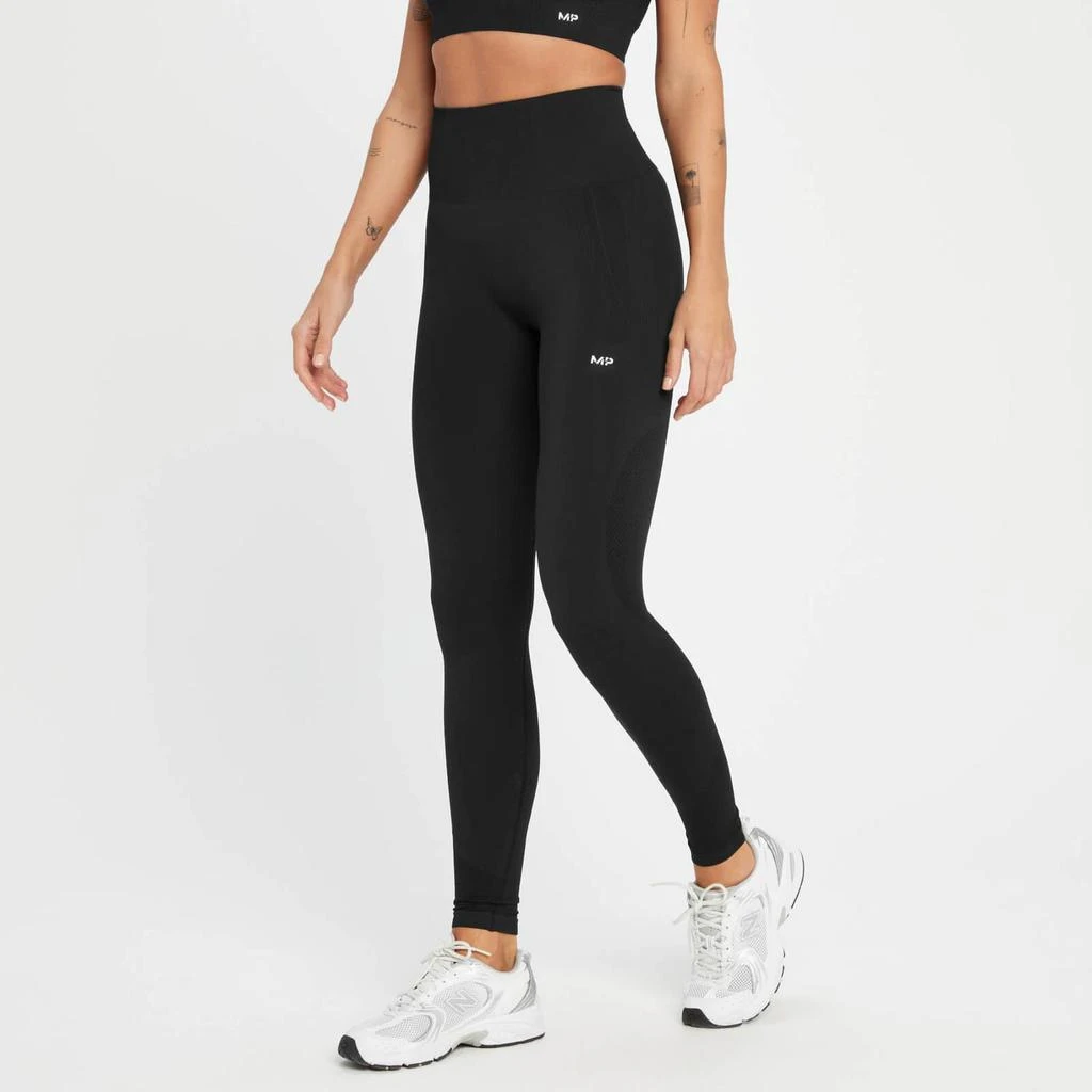 Myprotein MP Women's Tempo Tonal Seamless Leggings - Black 1
