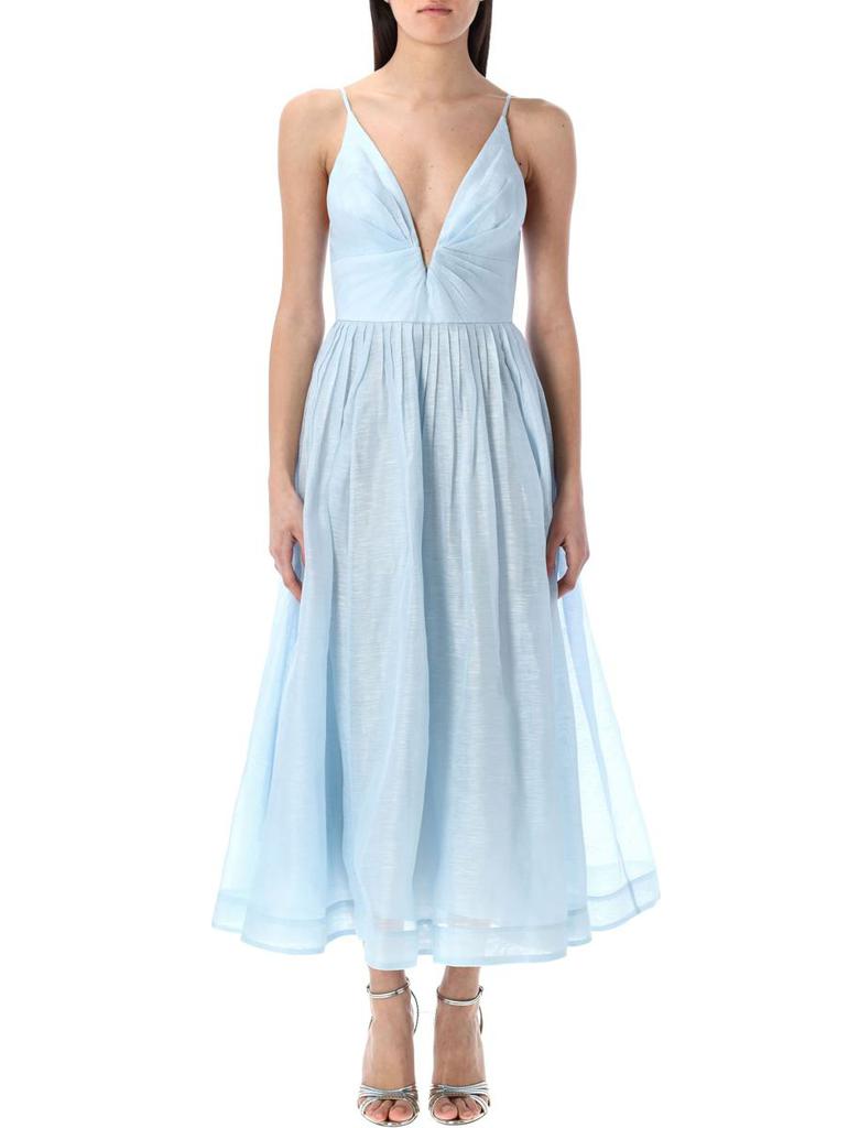 BCBG BCBGMAXAZRIA Crimped Satin Cocktail Dress - Dresses