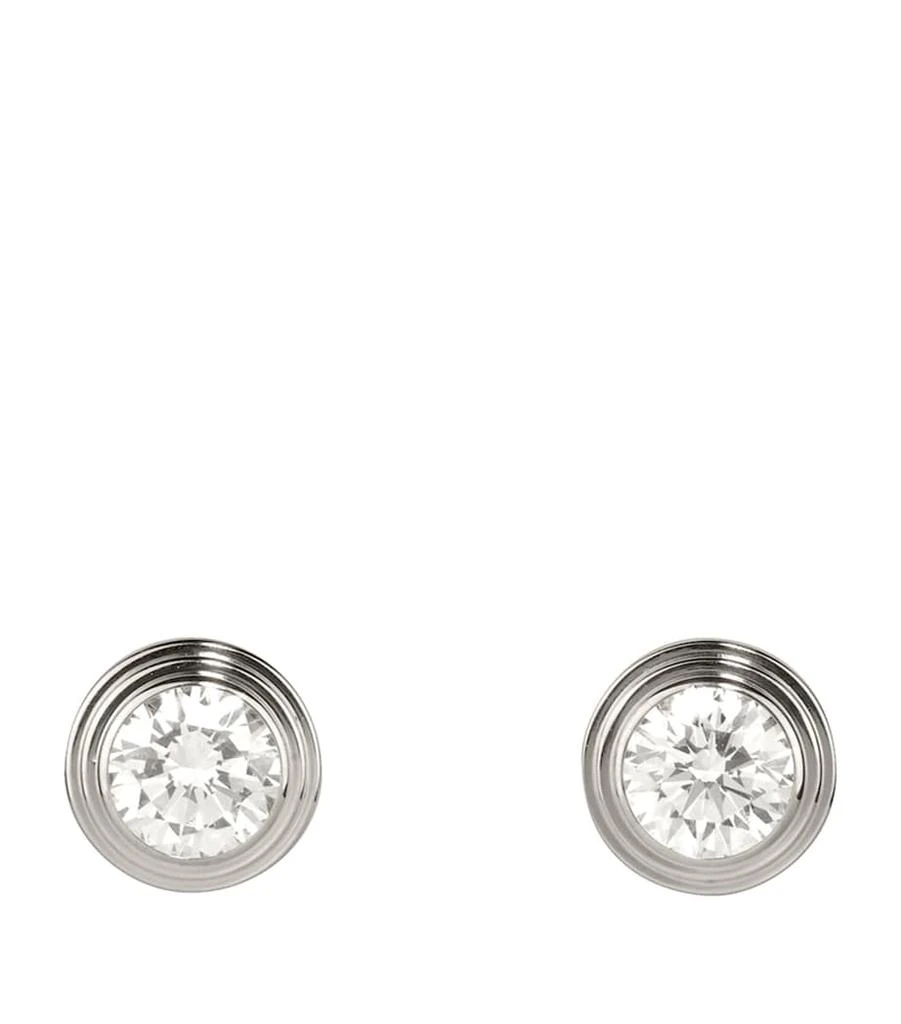 Cartier Medium White Gold and Diamond Cartier d'Amour Earrings 1