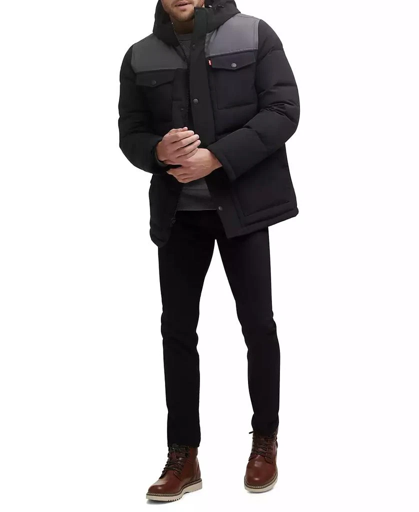 Levi's Levi’s® Men's Quilted Four Pocket Parka Hoody Jacket 5