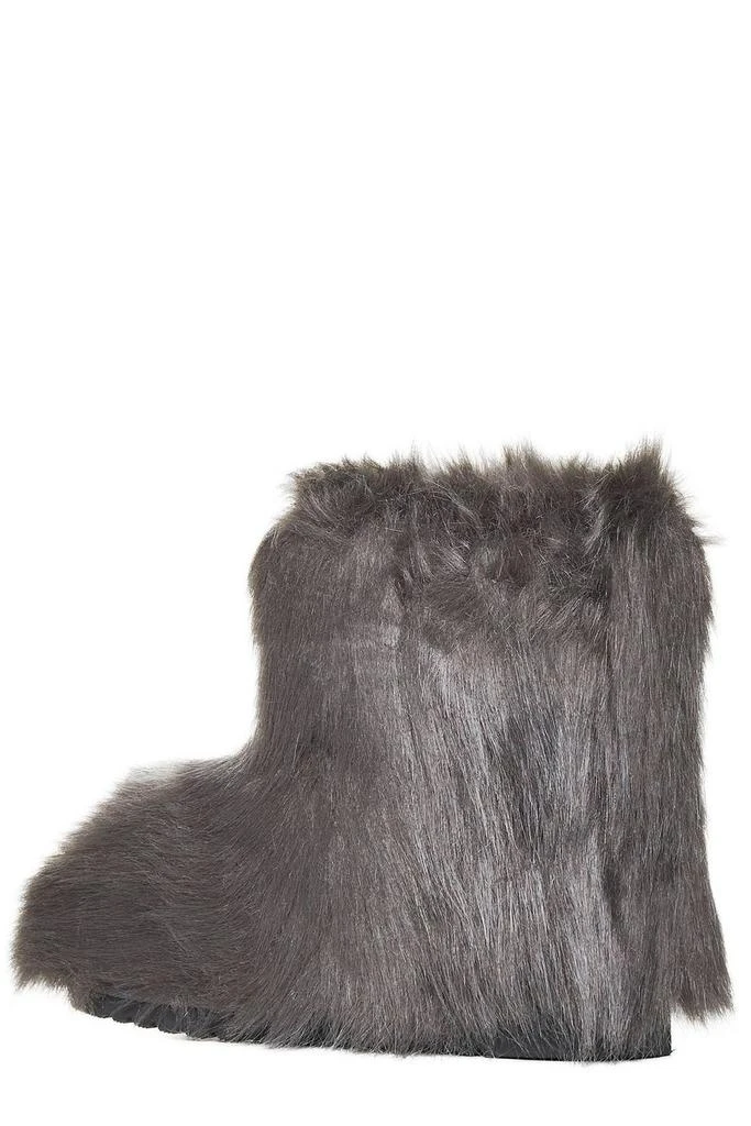STAND STUDIO Stand Studio Faux-Fur Round-Toe Ankle Boots 3