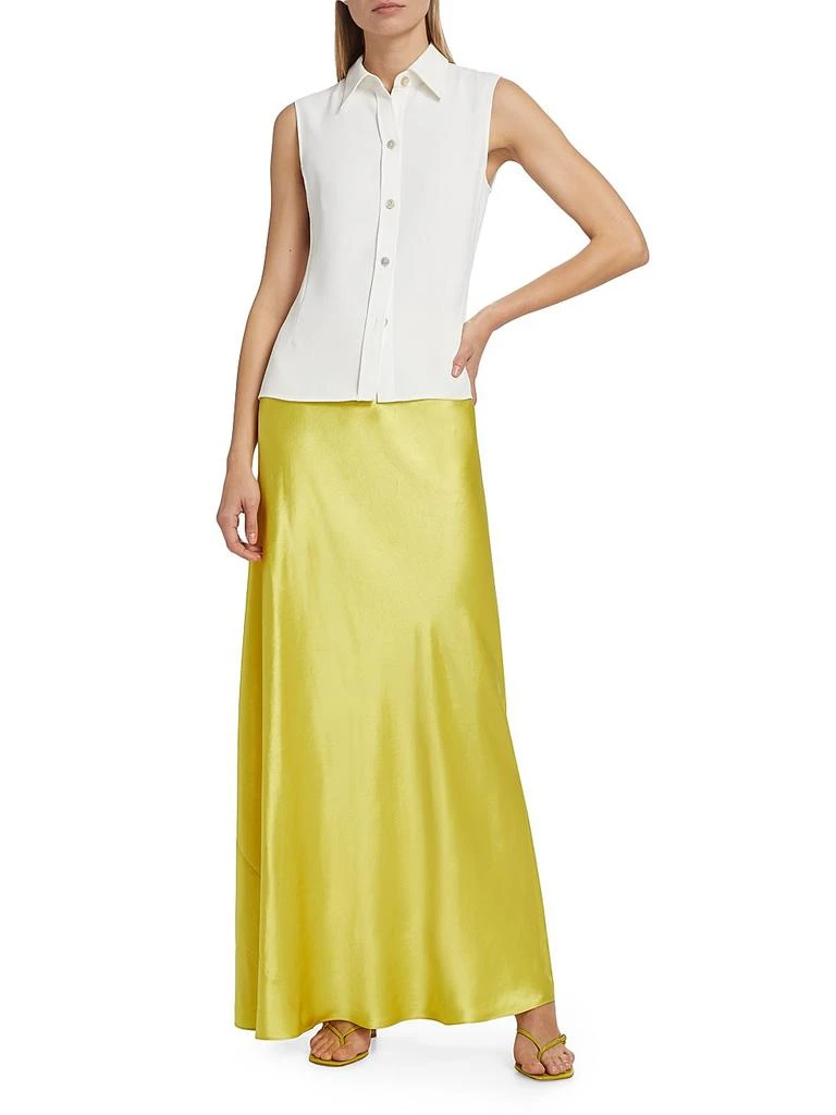 Vince Sleeveless Button-Front Shirt 2