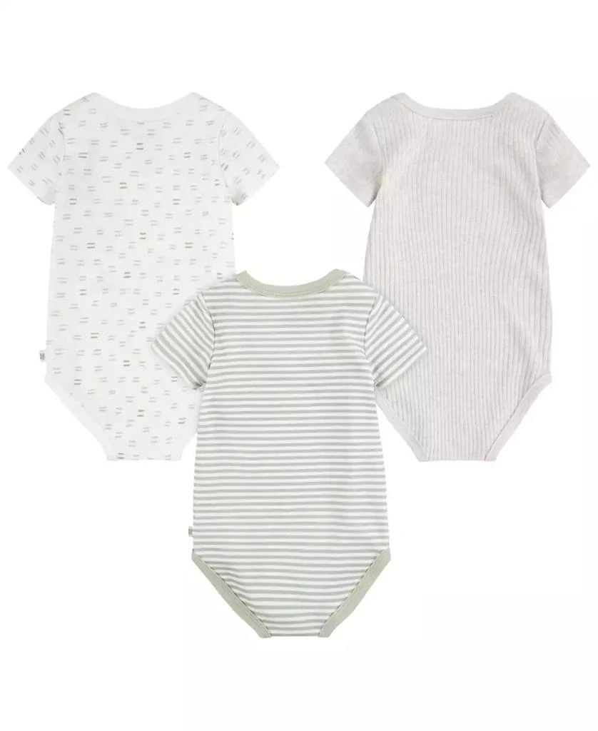 Huggies Baby Boys Organic Short Sleeve Bodysuits 3-Pack 2