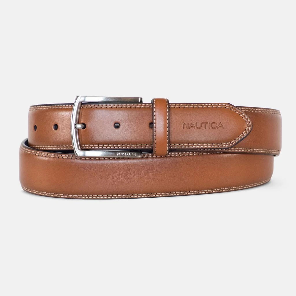Nautica Mens Double-Stitch Belt 1