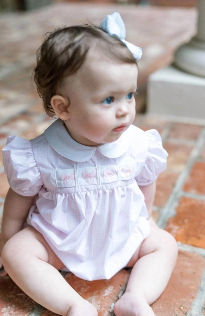 Lullaby Set Lullaby Set - Girls Ruth Ribbon Bubble Romper