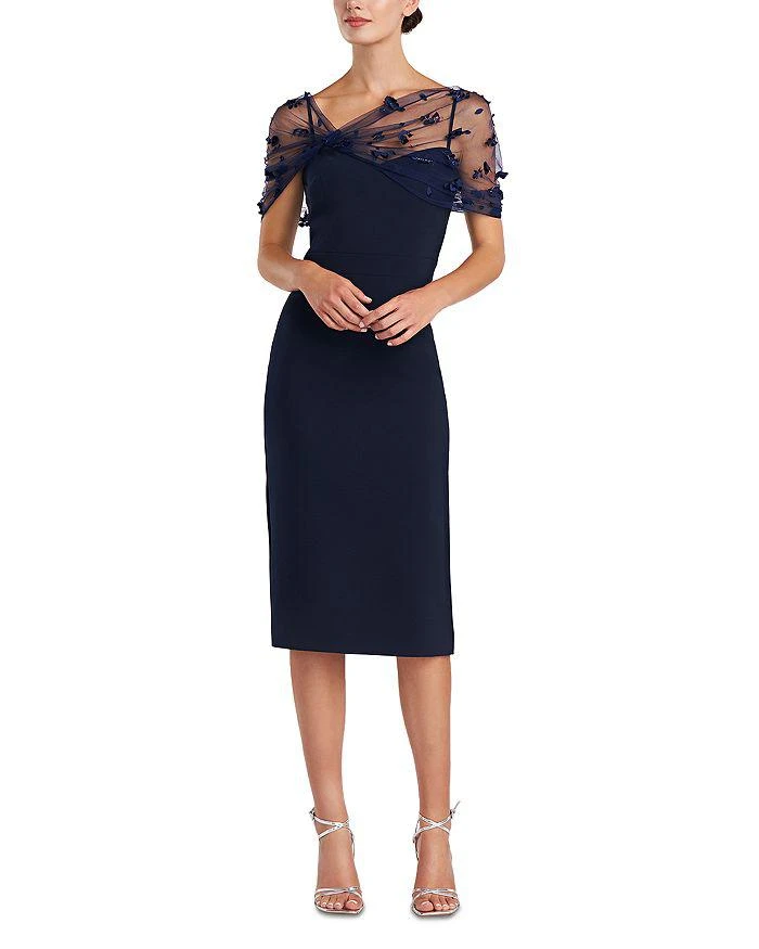 Theia Gia Shawl Dress 4