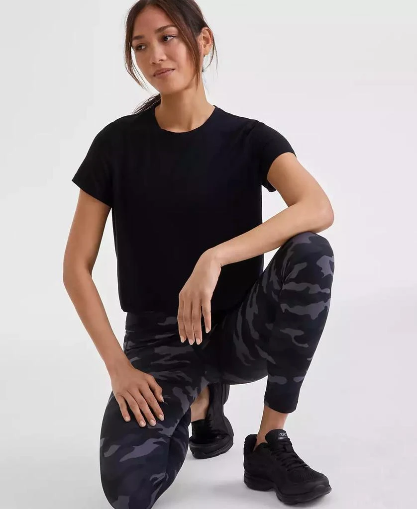 ID Ideology Women's Short-Sleeve Crewneck Knit T-Shirt, Exclusively at Macy's 2