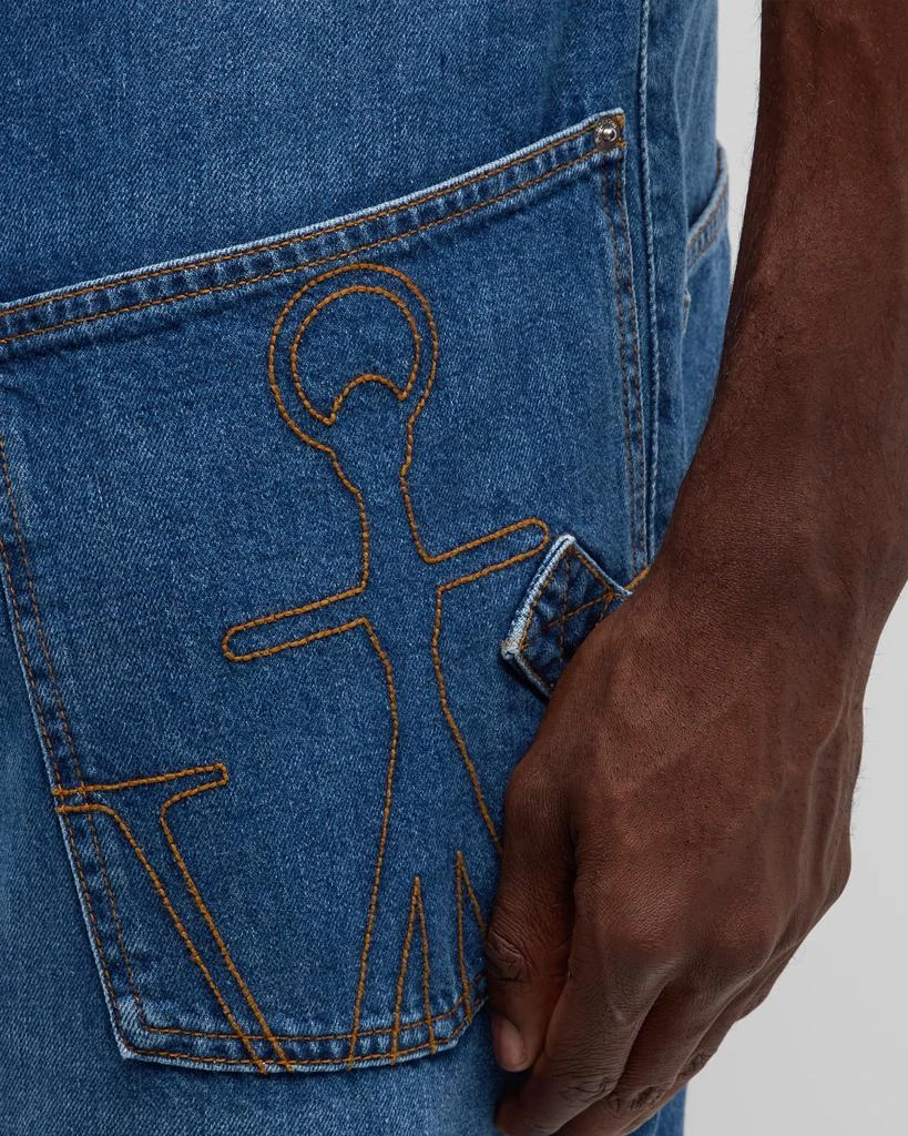 JW Anderson Men's Twisted Workwear Jeans 8