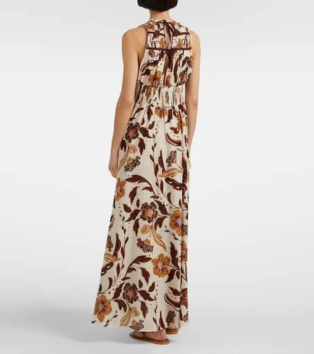 Poupette St Barth Chiara floral cotton maxi dress 3