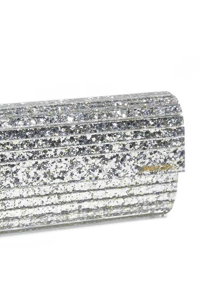 Jimmy Choo Jimmy Choo Sweetie Glittered Clutch Bag 4