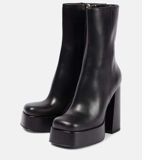 Versace Medusa Aevitas leather platform boots 5