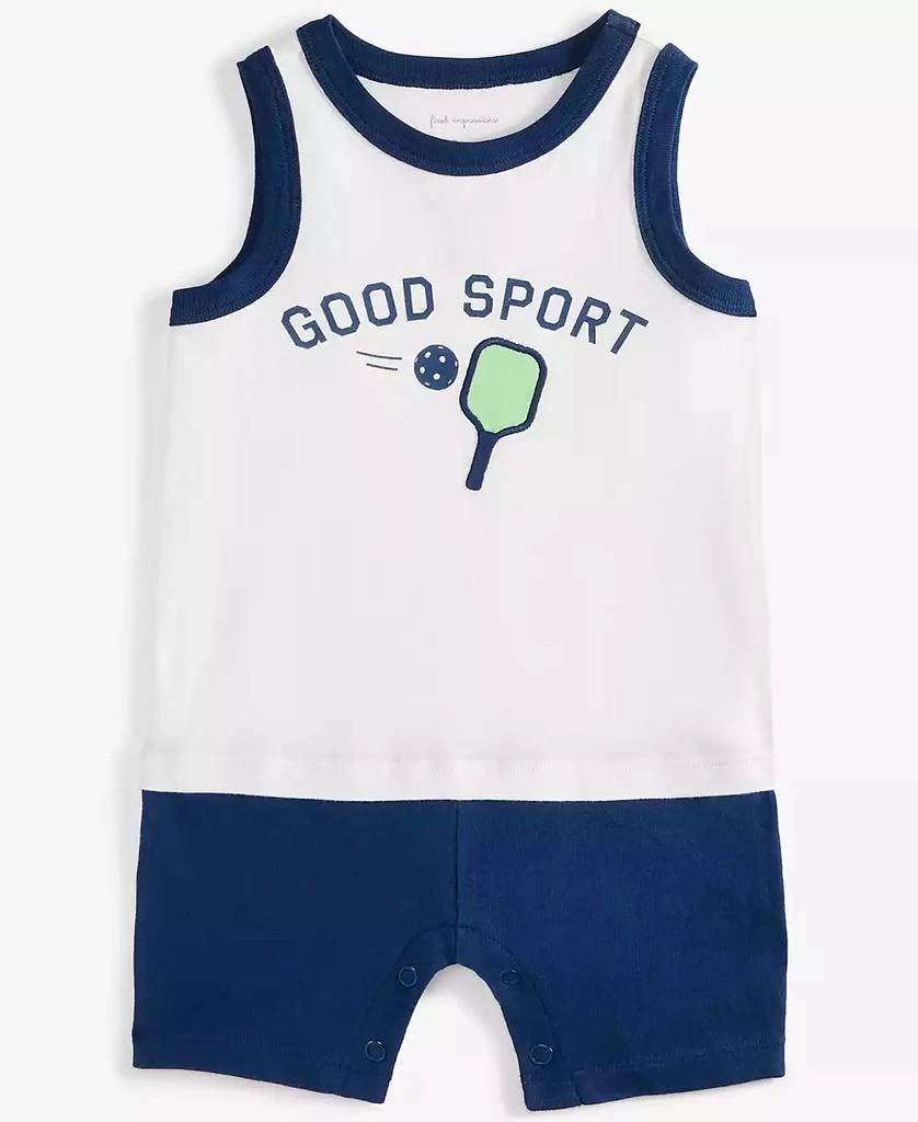 First Impressions Baby Boys Good Sport Graphic Sunsuit, Exclusively at Macy's 1