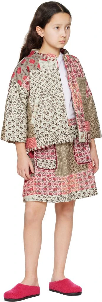 SEA NY Kids Multicolor Panna Patchwork Skirt 4