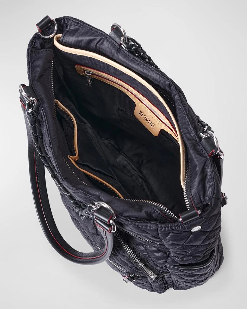 MZ Wallace Crosby Magazine Recycled Nylon Shoulder Bag 3