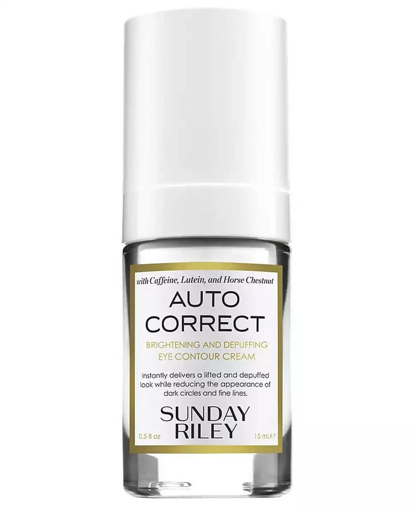 Sunday Riley Auto Correct Brightening & Depuffing Eye Contour Cream, 0.5 fl. oz. 1