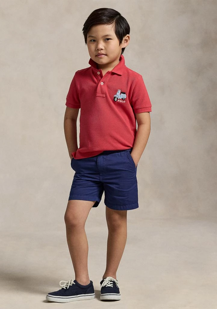 Ralph Lauren Boys 2-7 Scooter-Embroidered Cotton Polo Shirt