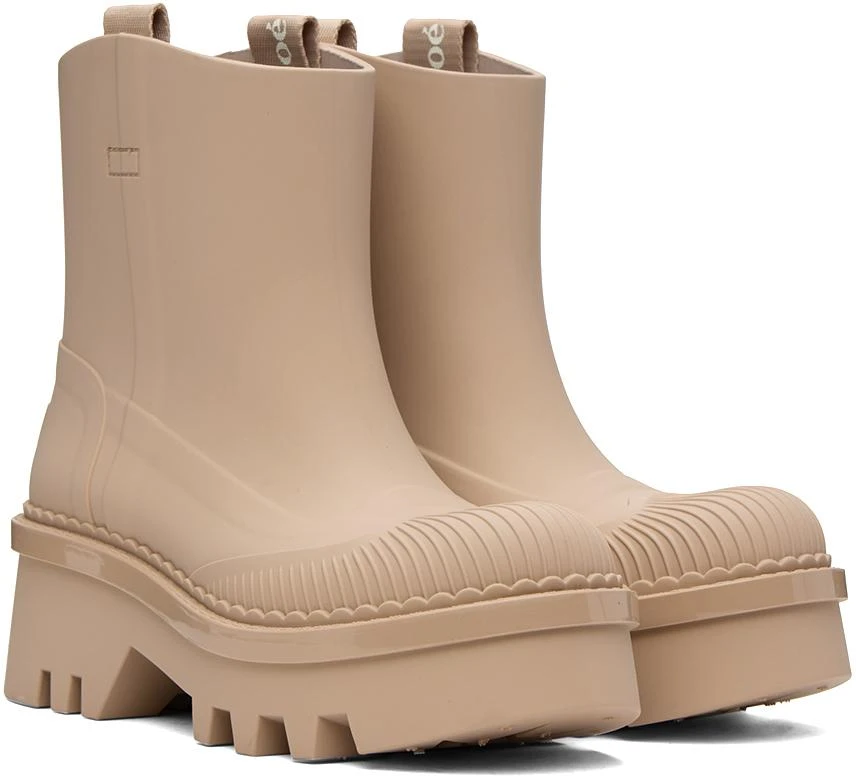 Chloé Pink Raina Rain Boots 4