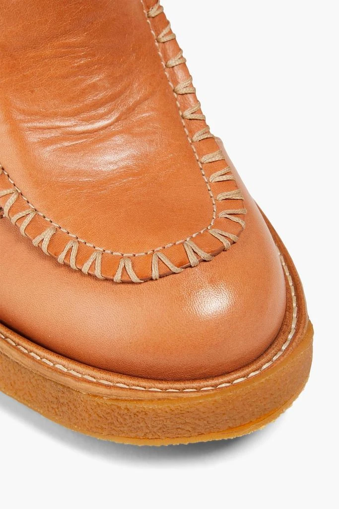 Zimmermann Whipstitched leather ankle boots 4