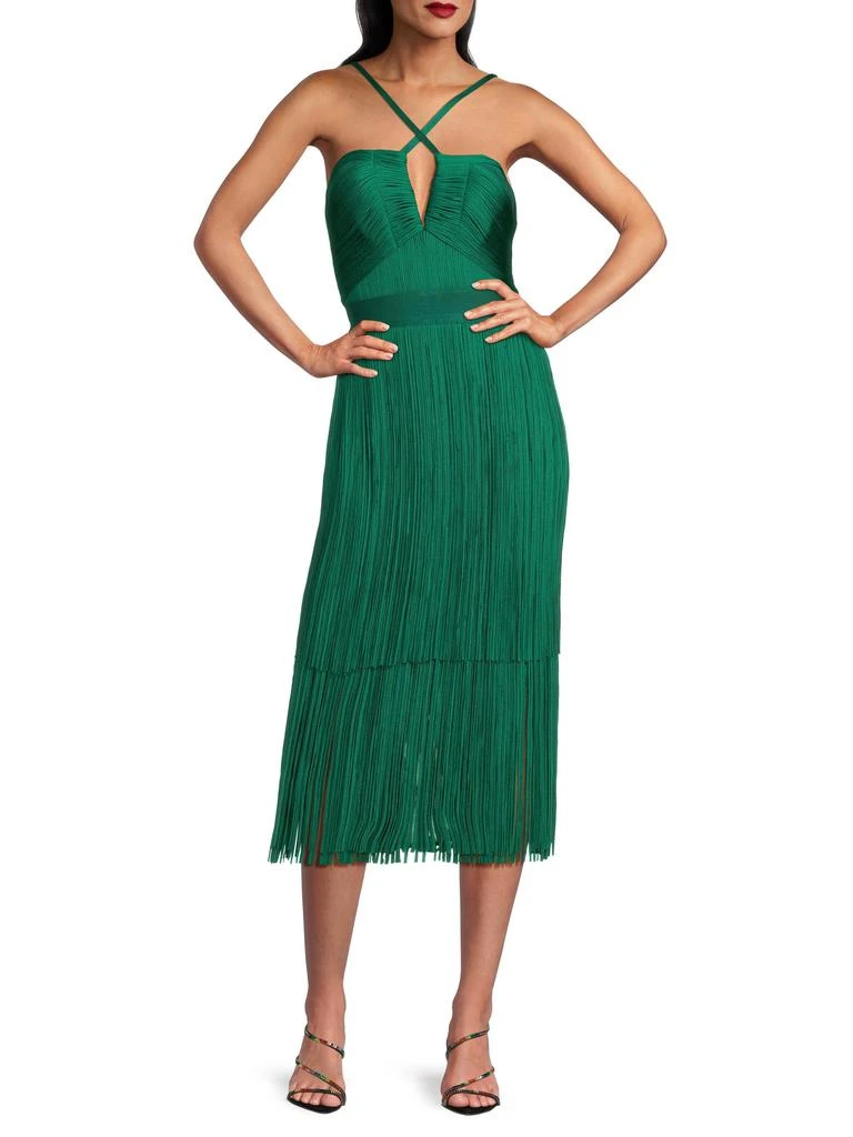 knee length dresses for ladies ICON ONE SHOULDER MINI DRESS – HERVÉ LÉGER