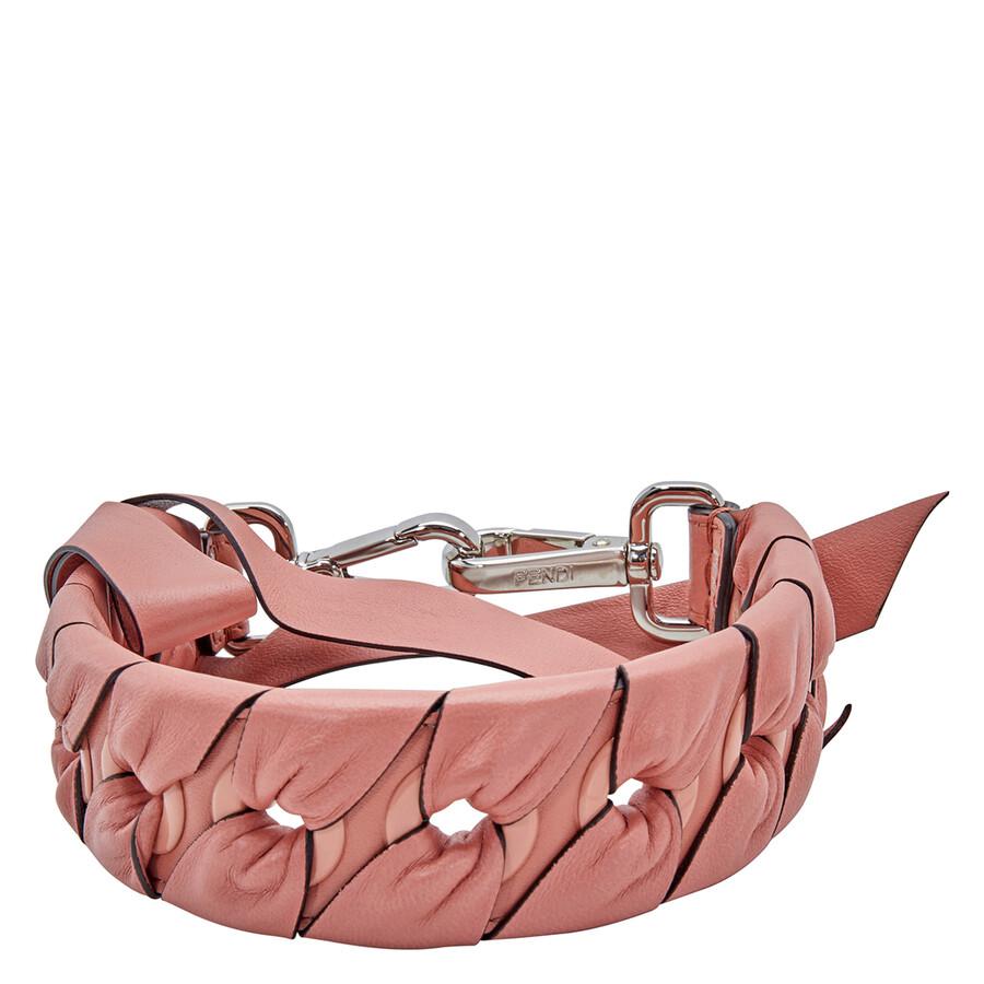 Fendi Ladies Strap U Pink Fd Lther Bow Mini Strap U