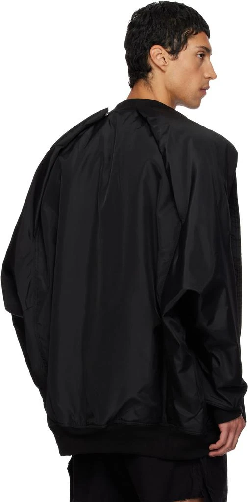 Rick Owens Black Concordians Convertible Jumbo Peter Flight Bomber Jacket 3