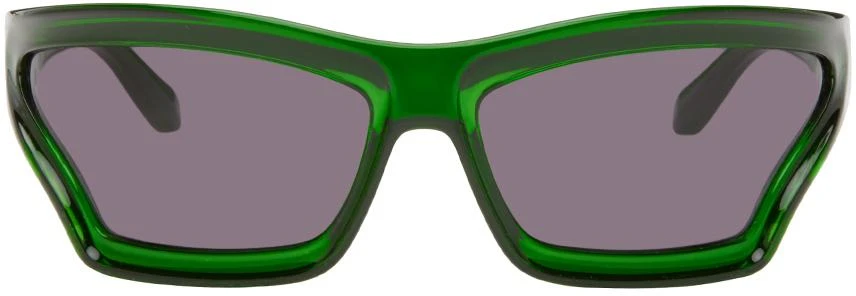 Loewe Green Arch Mask Sunglasses 1