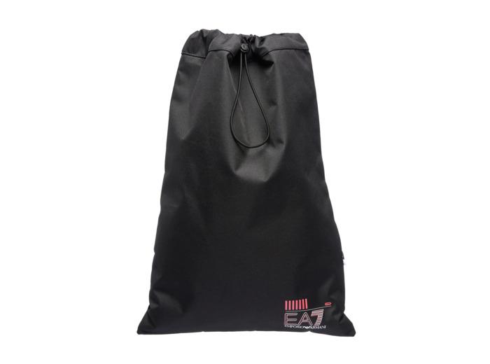 EA7 Sac Unisexe - Logo Noir/Fuchsia