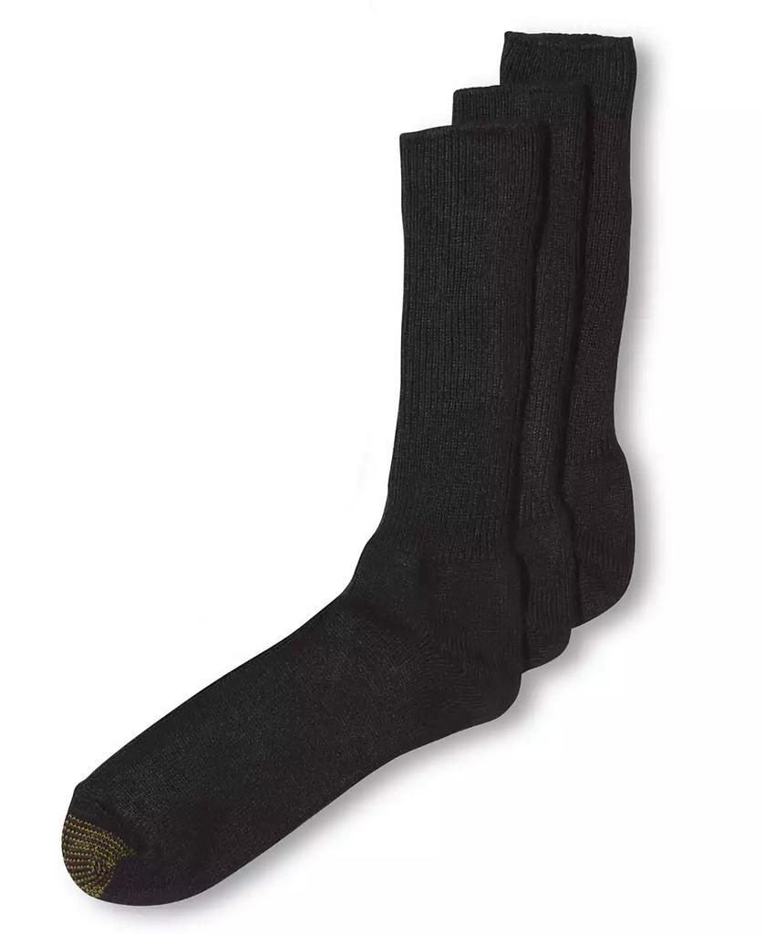 Gold Toe Men’s 3-Packs Dress Fluffie Crew Socks, Created for Macy’s