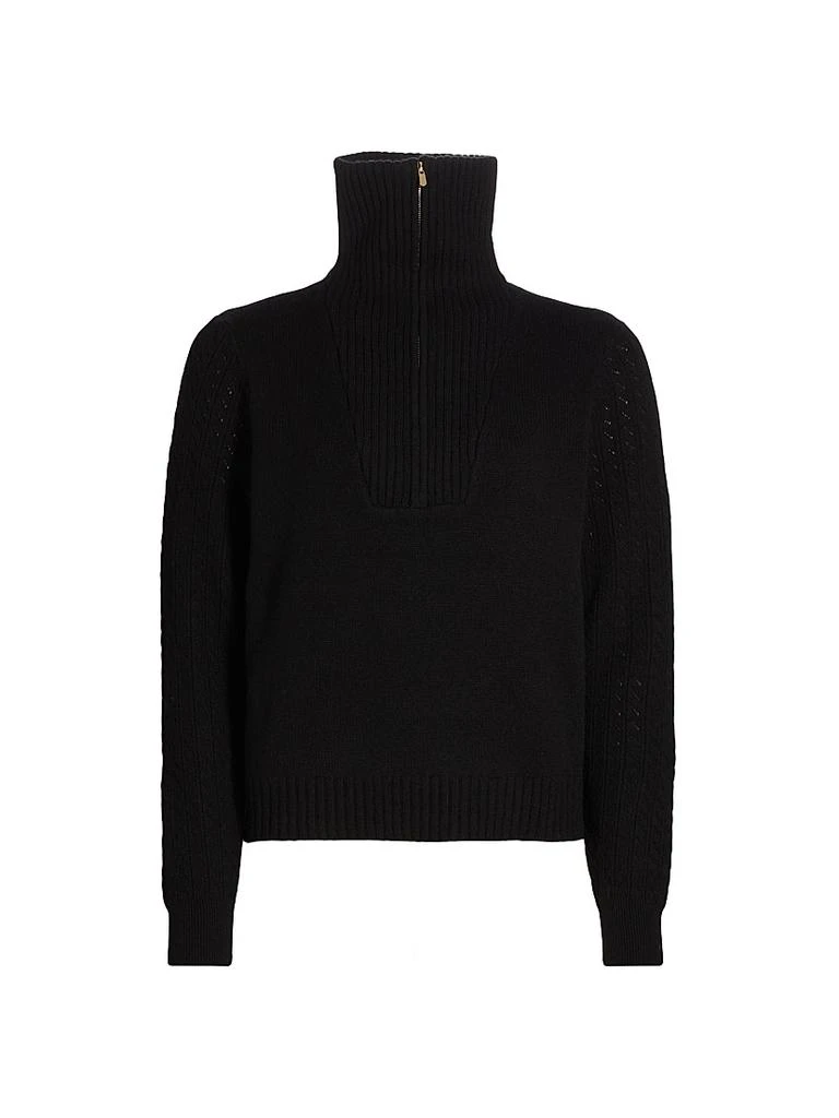 Saks Fifth Avenue Quarter-Zip Cashmere Sweater 1