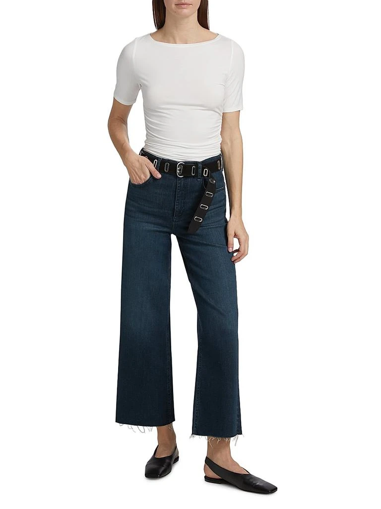 Rag & Bone Luca Ruched Short-Sleeve Top 2