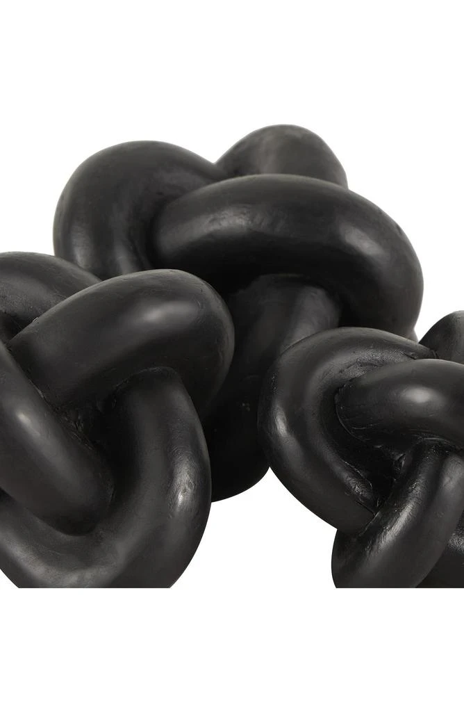 UMA Set of 3 Modern Knot Sculptures 4