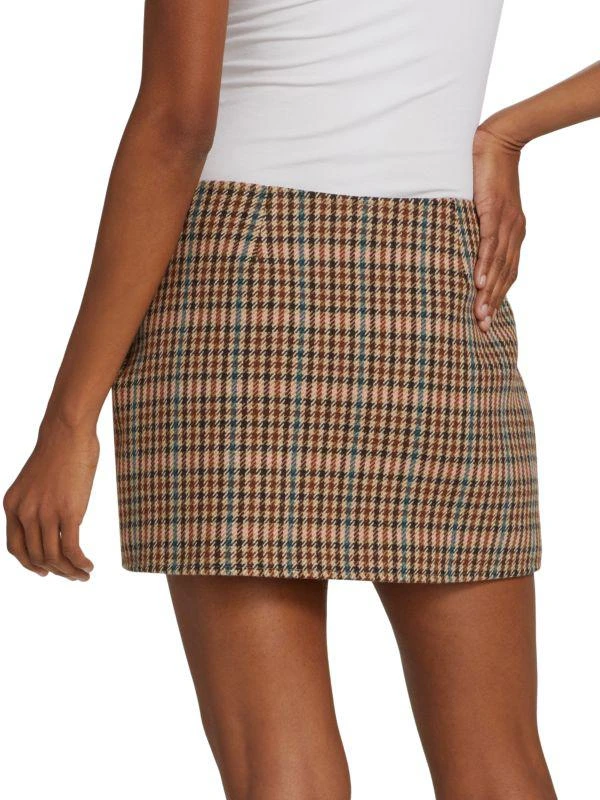 A.L.C. Rylee Houndstooth Wool Skirt 2