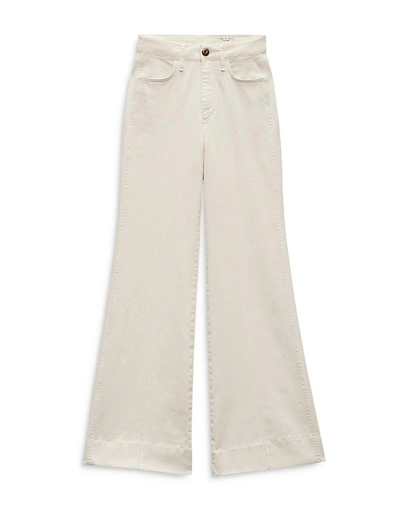 Rag & Bone Skylar High Rise Jeans in Ecru 5