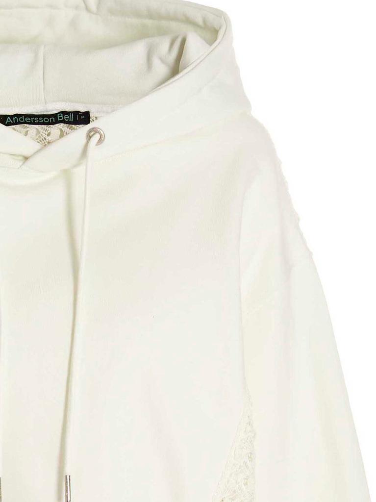 【Andersson Bell 】LaceDetailed Drawstring Hoodie ANDERSSON BELL Andersson Bell Lace Detailed Drawstring