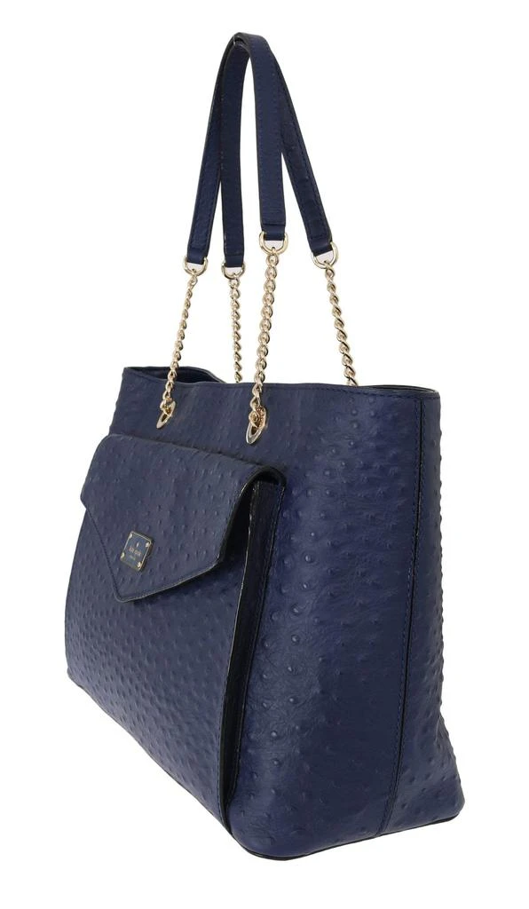 Kate Spade Kate Spade Blue Leather Halsey la vita Ostrich Handbag 4