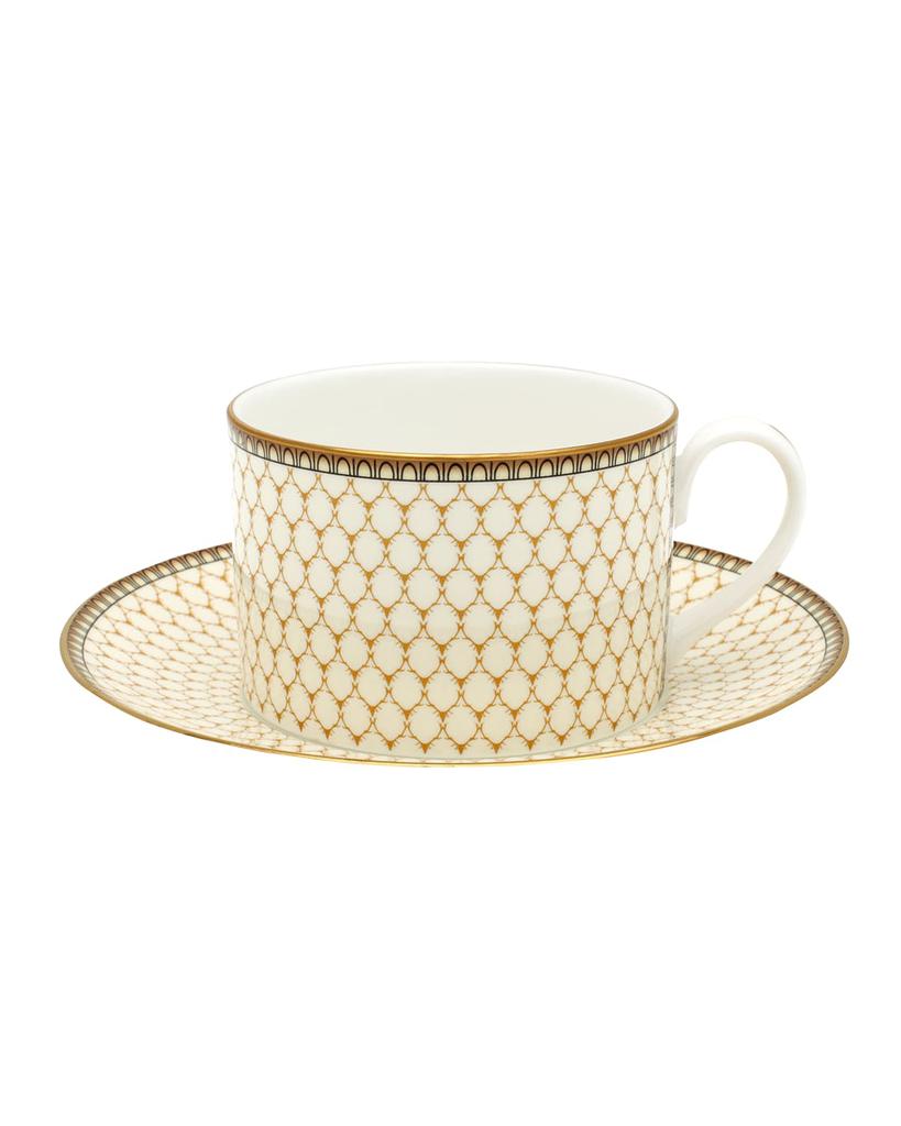 Halcyon Days Antler Trellis Teacup & Saucer