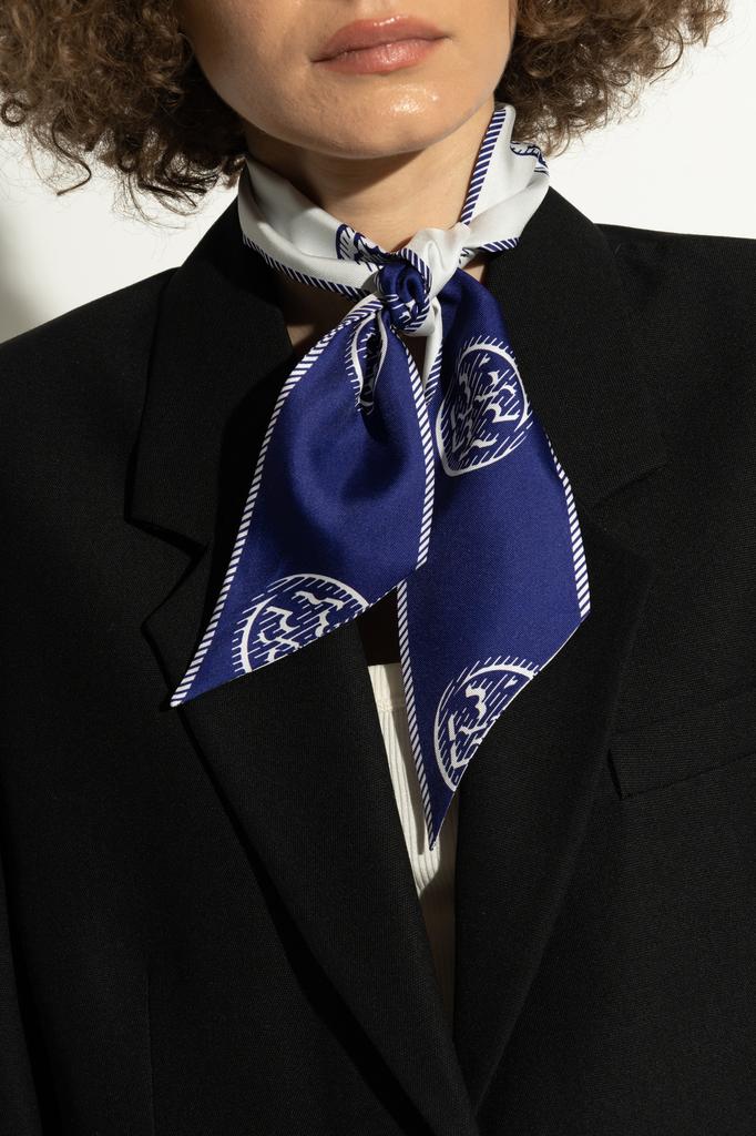 Tory Burch Silk scarf with logo