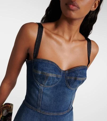 Dolce 
Gabbana Corset denim minidress 4