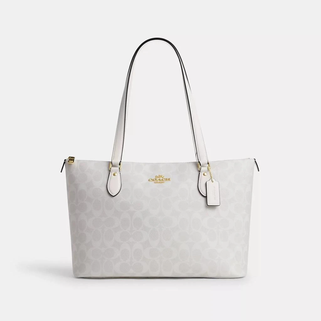 Coach Gallery Tote Bag In Signature Canvas 2
