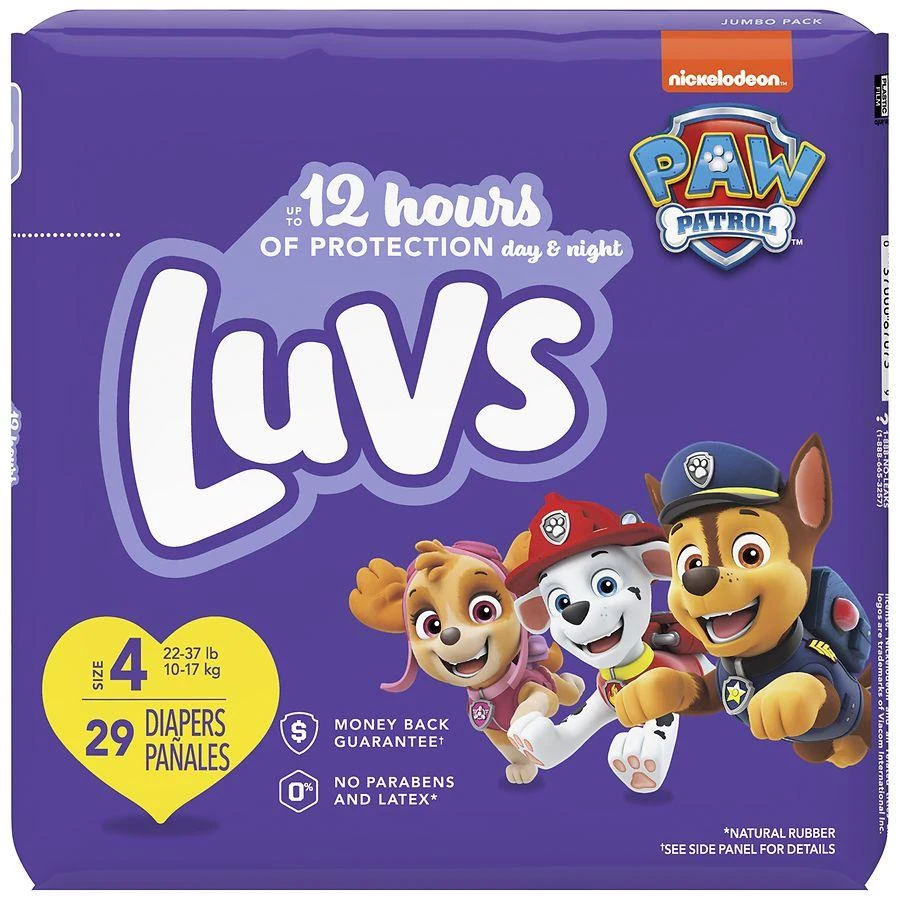 Luvs Pro Level Leak Protection Diapers Size 4 (22-37 lbs)