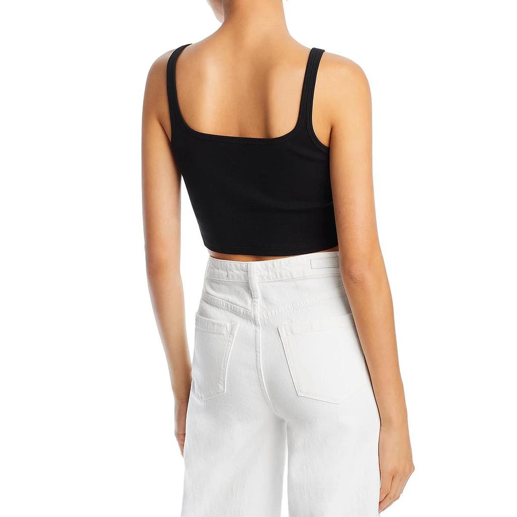 AG Jeans Womens Ribbed Ribbed Knit Cropped 2